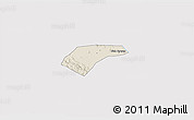Shaded Relief 3D Map of Can Loc, cropped outside