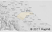 Shaded Relief 3D Map of Can Loc, desaturated