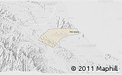 Shaded Relief 3D Map of Can Loc, lighten, desaturated