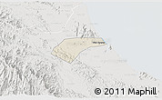 Shaded Relief 3D Map of Can Loc, lighten, semi-desaturated