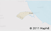 Shaded Relief 3D Map of Can Loc, single color outside