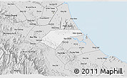 Silver Style 3D Map of Can Loc