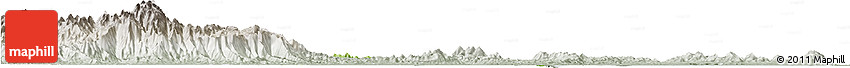 Physical Horizon Map of Can Loc, lighten, semi-desaturated