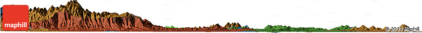 Political Horizon Map of Can Loc, darken