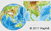 Physical Location Map of Can Loc, within the entire country