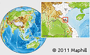 Physical Location Map of Can Loc, highlighted country, highlighted parent region
