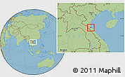 Savanna Style Location Map of Can Loc