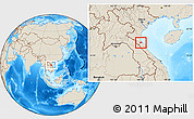 Shaded Relief Location Map of Can Loc
