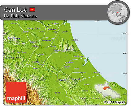Physical Map of Can Loc
