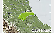 Physical Map of Can Loc, semi-desaturated