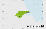 Physical Map of Can Loc, single color outside