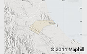 Shaded Relief Map of Can Loc, lighten, semi-desaturated