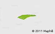 Physical Panoramic Map of Can Loc, cropped outside