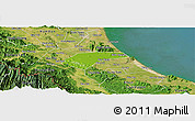 Physical Panoramic Map of Can Loc, satellite outside