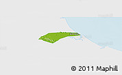 Physical Panoramic Map of Can Loc, single color outside