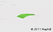Political Panoramic Map of Can Loc, cropped outside