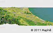 Satellite Panoramic Map of Can Loc