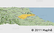 Savanna Style Panoramic Map of Can Loc