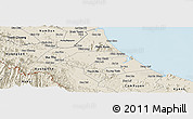 Shaded Relief Panoramic Map of Can Loc