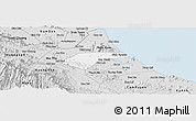 Silver Style Panoramic Map of Can Loc