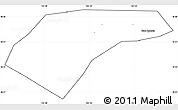 Blank Simple Map of Can Loc, cropped outside