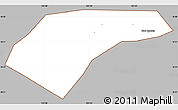 Gray Simple Map of Can Loc, cropped outside