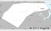 Gray Simple Map of Can Loc