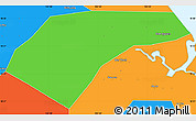 Political Simple Map of Can Loc