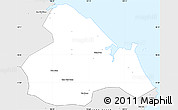 Silver Style Simple Map of Ky Anh