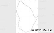 Blank Simple Map of Chau Giang, cropped outside