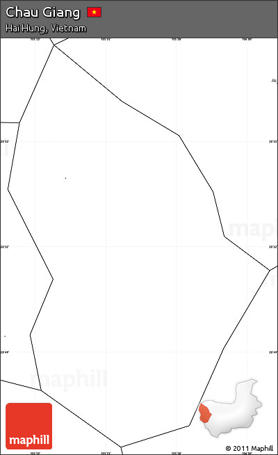 Blank Simple Map of Chau Giang