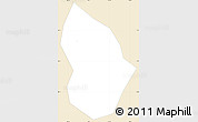 Classic Style Simple Map of Chau Giang, single color outside