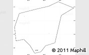 Blank Simple Map of Chi Linh, cropped outside