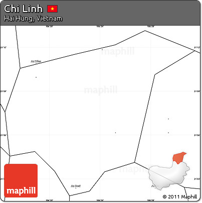 Blank Simple Map of Chi Linh