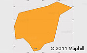 Political Simple Map of Chi Linh, cropped outside