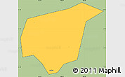 Savanna Style Simple Map of Chi Linh, cropped outside