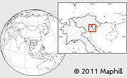 Blank Location Map of Hung Yen