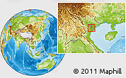 Physical Location Map of Hung Yen