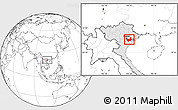 Blank Location Map of Hai Hung, highlighted country