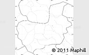Blank Simple Map of Hai Hung, no labels