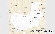 Classic Style Simple Map of Hai Hung