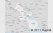 Silver Style 3D Map of Ho Chi Minh City