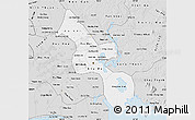 Silver Style Map of Ho Chi Minh City
