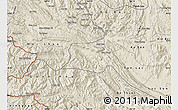 Shaded Relief Map of Mai Chau