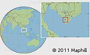 Savanna Style Location Map of An Bien