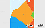 Political Simple Map of An Bien
