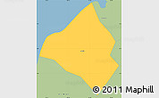 Savanna Style Simple Map of An Bien