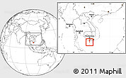 Blank Location Map of An Minh, within the entire country