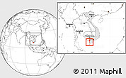 Blank Location Map of An Minh, highlighted country, within the entire country