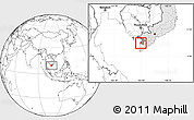 Blank Location Map of An Minh, highlighted country, highlighted parent region